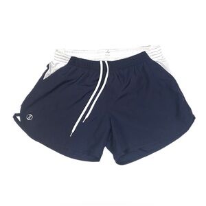 Holloway Ladies Size‎ M Lightweight Running Shorts Women’s Navy Blue & White.